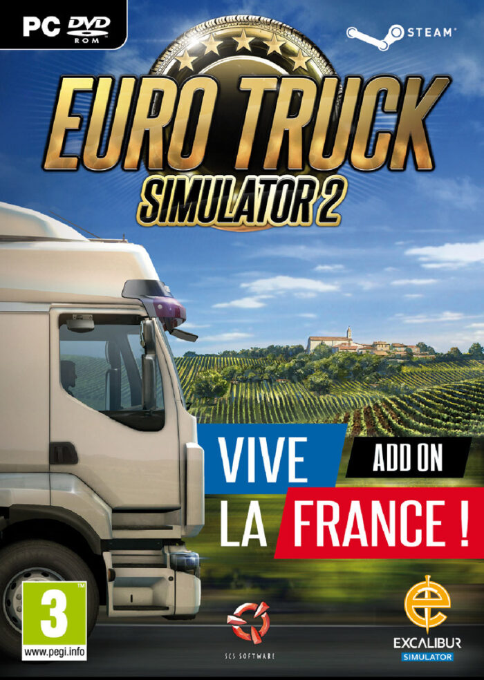 euro truck simulator 2 vive la france cover original - GameKeyShop