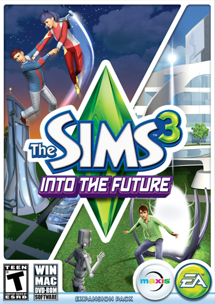 the sims 3 into the future cover original - GameKeyShop