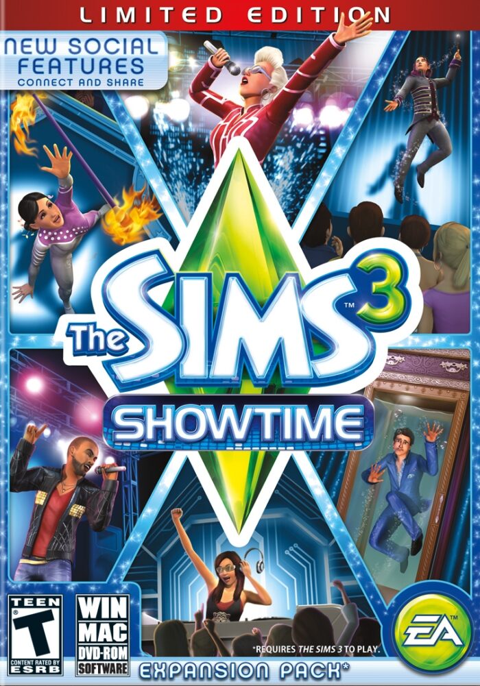 the sims 3 showtime cover original - GameKeyShop