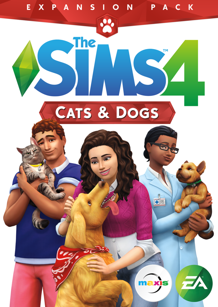 the sims 4 cats and dogs cover original - GameKeyShop